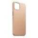 Coque Moderne en Cuir Naturel pour iPhone 13 avec MagSafe