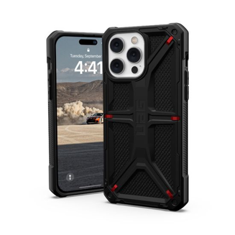 Monarch iPhone 14 Pro Max Kevlar Noir Case