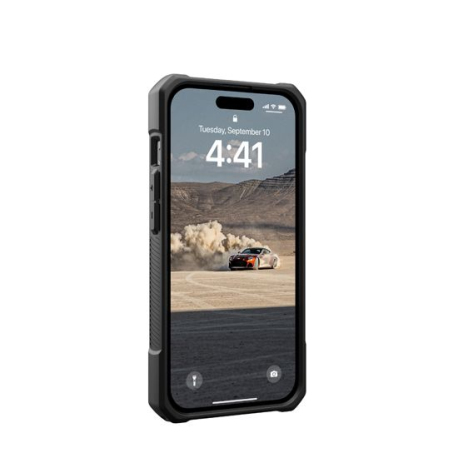 Monarch iPhone 15/14 Kevlar Noir : Coque de Protection Haut de Gamme