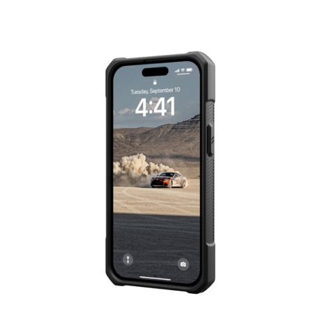 Monarch iPhone 15 Plus Black Kevlar Case