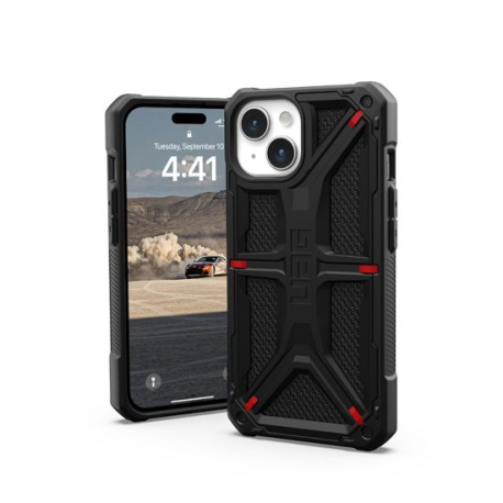 Coque Kevlar Noir Monarch pour iPhone 15 Plus