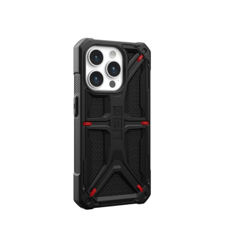 Monarch iPhone 15 Pro Kevlar Black Case