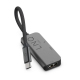 Hub Multiport USB-C 3-en-1 - Gris