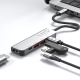 5-in-1 USB-C Multiport Hub - Gray