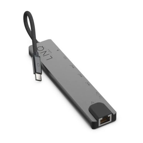 8-in-1 USB-C Multiport Hub Gray