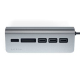 Hub Multiport USB-C en Aluminium Gris Sidéral