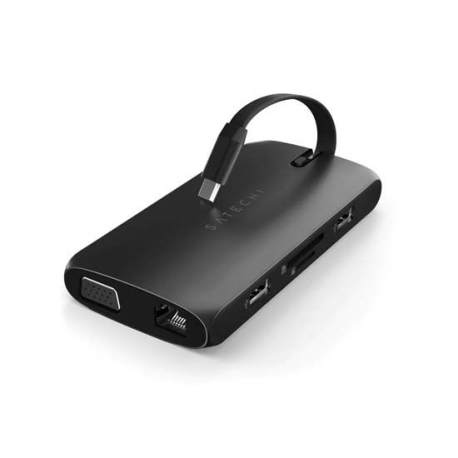 Satechi Adaptateur Multiport USB-C On-The-Go - Noir