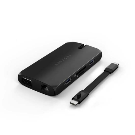 Satechi Adaptateur Multiport USB-C On-The-Go - Noir