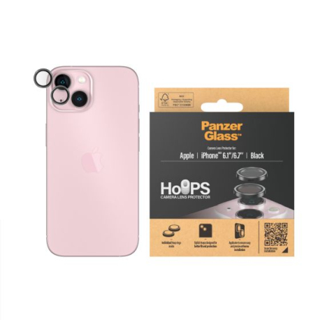 Anneaux Optiques PanzerGlass™ pour iPhone 15/Plus