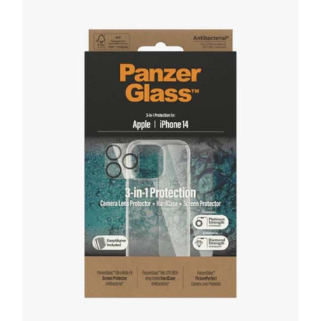 PanzerGlass™ iPhone 14 : Pack de Protection Intégrale