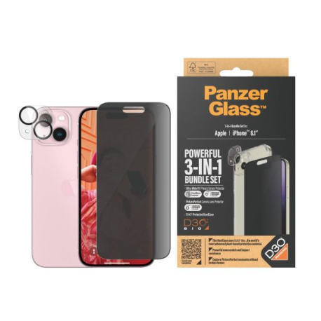 PanzerGlass™ iPhone 15 Bundle