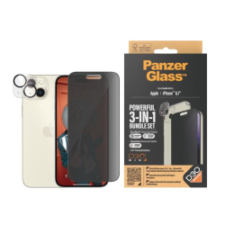 PanzerGlass™ iPhone 15 Plus 3-in-1 Protection Bundle