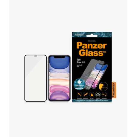 Protection d'écran PanzerGlass pour iPhone XR/11 - Noir