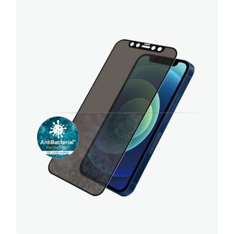 PanzerGlass Verre de Protection Privé pour iPhone 12 Mini - Noir