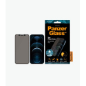 Verre de protection avec Confidentialité PanzerGlass pour iPhone 12 Pro Max - Noir