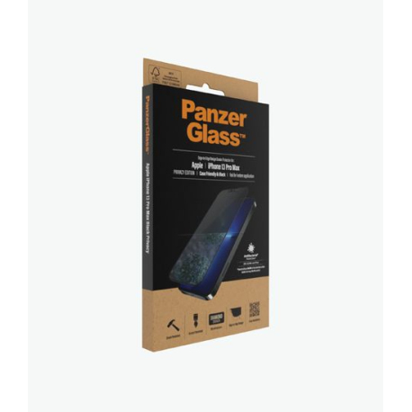 PanzerGlass Verre de Protection Privé - iPhone 13 Pro Max Noir