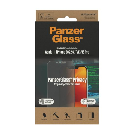 PanzerGlass™ Privacy Screen Protector for iPhone 14/13/13 Pro