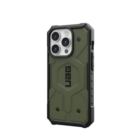 Coque Pathfinder MagSafe iPhone 15 Pro Max - Olive