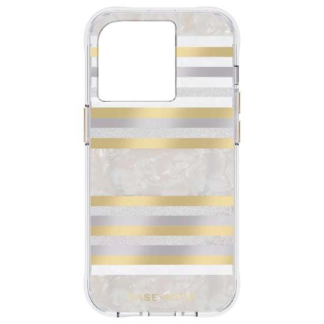 Pearl Stripes MagSafe iPhone 14 Pro Case