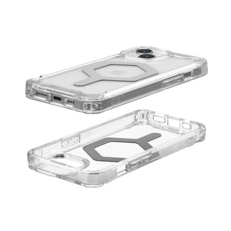 Coque Plyo MagSafe pour iPhone 15/14 - Ice/Argent