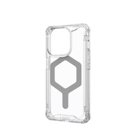 Plyo Magsafe iPhone 15 Pro Case - Ice/Silver