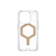 Plyo Magsafe iPhone 15 Pro Case by UAG - Ice & Gold