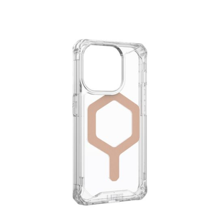 Coque Plyo MagSafe iPhone 15 Pro Ice/Rose Gold