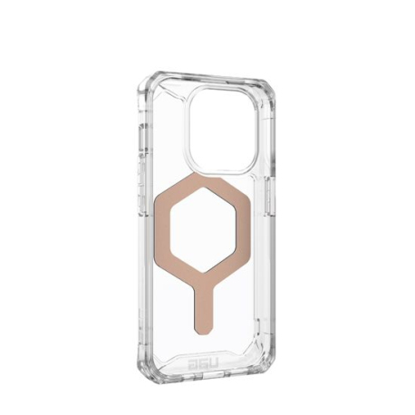 Coque Plyo MagSafe iPhone 15 Pro Ice/Rose Gold