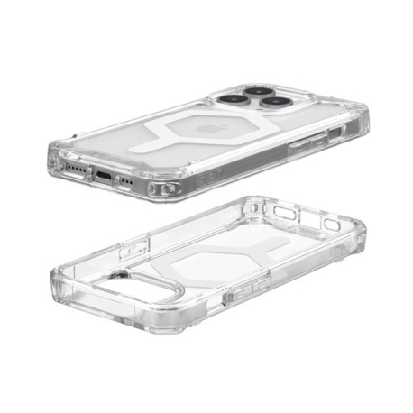 Coque Plyo MagSafe pour iPhone 15 Pro Max - Ice/Blanc