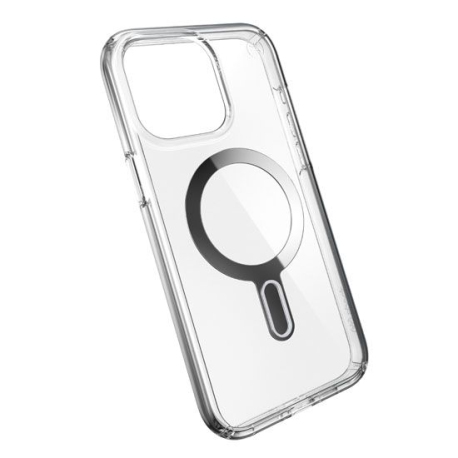 Coque Speck Presidio Click-Lock iPhone 15 Pro Max Transparent/Argent