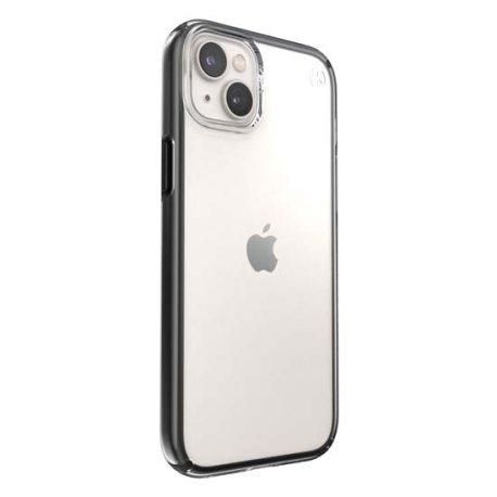 Presidio Perfect Clear Geo iPhone 14 Plus/15 Plus Case, Black