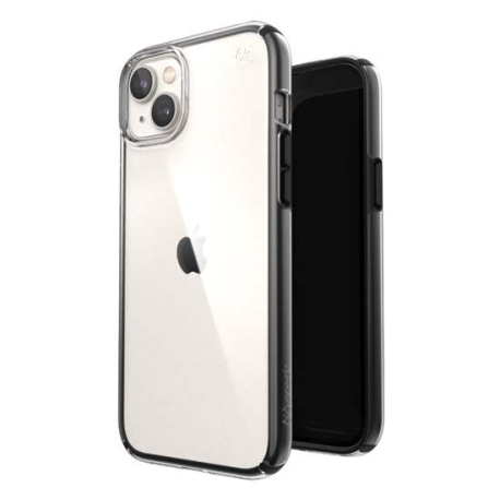 Presidio Perfect Clear Geo iPhone 14 Plus/15 Plus Case, Black