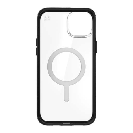 Coque Presidio Perfect Clear Geo MagSafe iPhone 14 Plus/15 Plus Noir