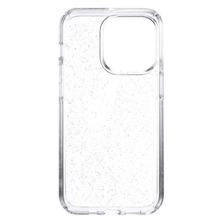 Coque Presidio Perfect-Clear iPhone 13 Pro Paillettes Platine