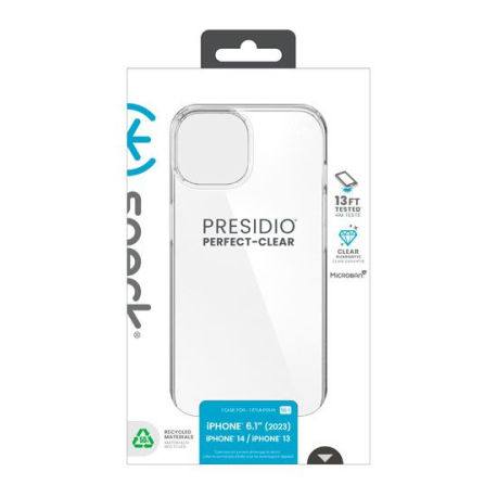 Presidio Perfect-Clear pour iPhone 15/14/13 : Protection Transparente