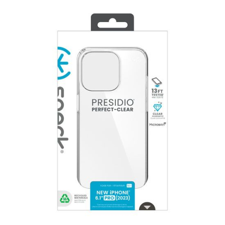 Coque Presidio Perfect-Clear iPhone 15 Pro