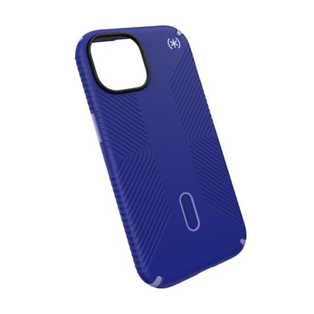 Presidio2 Grip Click-Lock Coque de Protection pour iPhone 15/14/13 - Bleu/Violet Futur