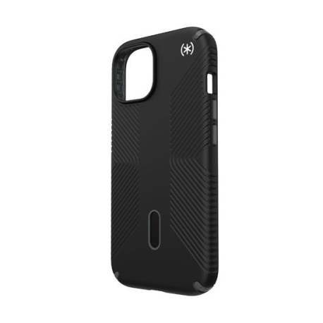 Presidio2 Grip Click-Lock Coque iPhone Noir/Gris