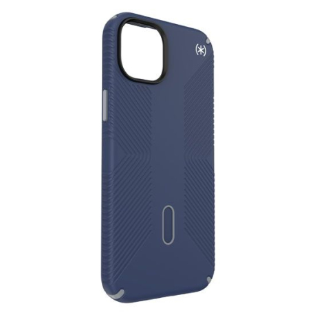 Presidio2 Grip Click-Lock iPhone 15 Plus/14 Plus Case - Blue/Gray