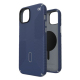 Coque Presidio2 Grip Click-Lock iPhone 15 Plus/14 Plus - Bleu/Gris