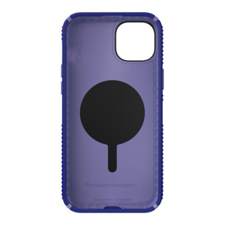 Coque Presidio2 Grip Click-Lock pour iPhone 15 Plus/14 Plus - Bleu du Futur/Violet