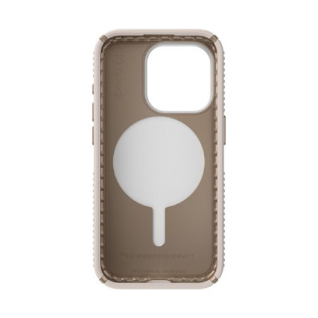 Presidio2 Grip Click-Lock iPhone 15 Pro Beige/Gold Case