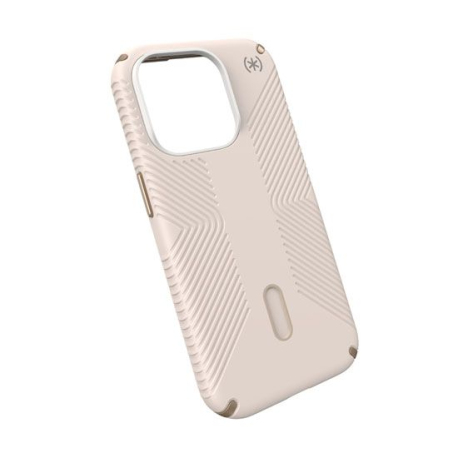 Coque Presidio2 Grip Click-Lock iPhone 15 Pro Beige/Or