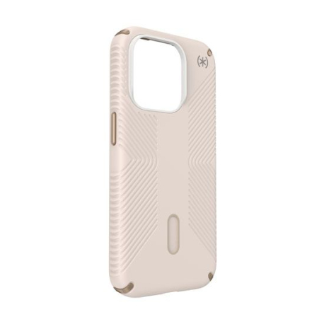 Coque Presidio2 Grip Click-Lock iPhone 15 Pro Beige/Or