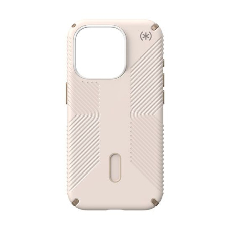 Presidio2 Grip Click-Lock iPhone 15 Pro Beige/Gold Case