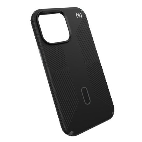 Presidio2 Grip Click-Lock Case for iPhone 15 Pro Max - Black/Gray