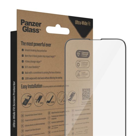 Ultra-Wide Fit Screen Protector for iPhone 14/13/13 Pro