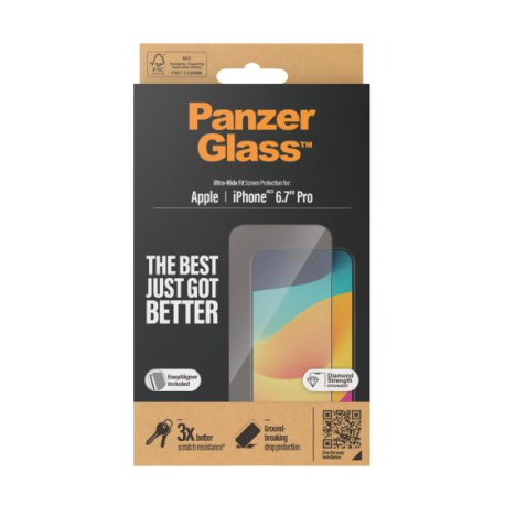 Ultra-Wide Fit Screen Protector for iPhone 15 Pro Max