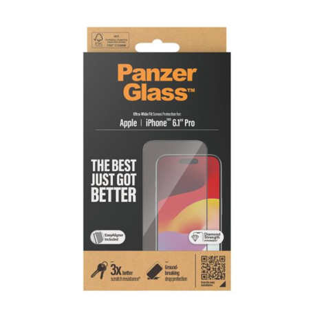 Ultra-Wide Fit Screen Protector for iPhone 15 Pro