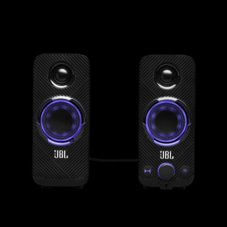 Experience Epic Gaming Sound with JBL Quantum Duo Noir PC Speakers